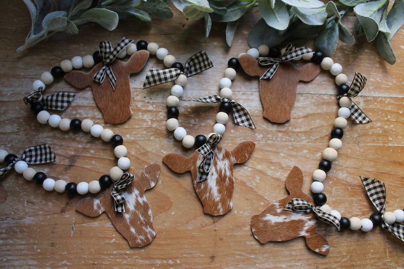 6ft. Large Happy Heifer Garland