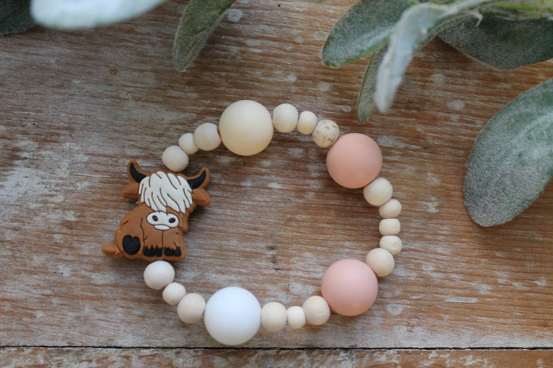 Brown Highland -- Bovine Bestie Bracelet