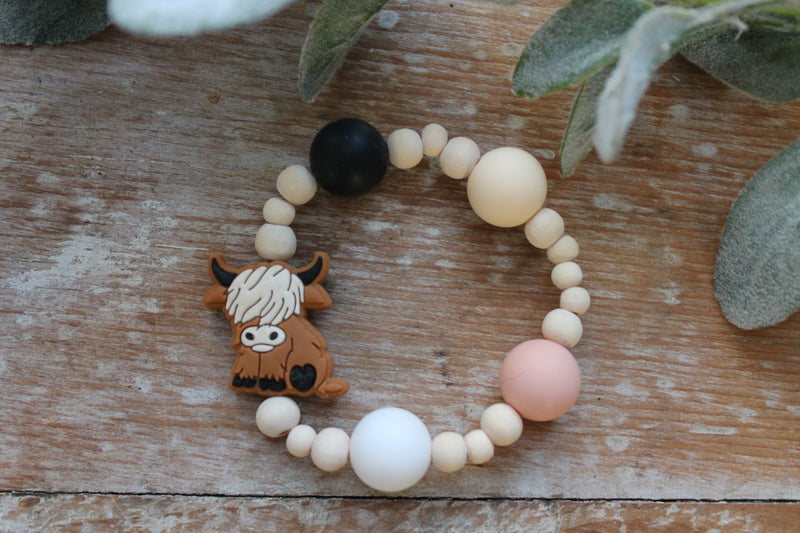 Brown Highland -- Bovine Bestie Bracelet