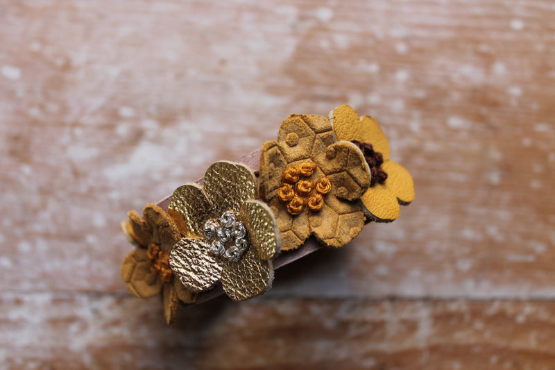 Thin Sunflower Cuff