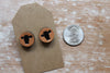 Mini Black Cow Head Studs