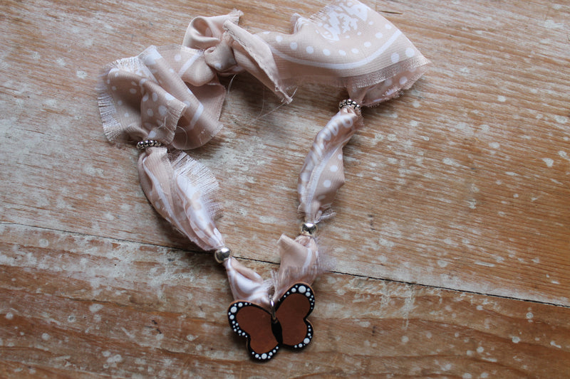 Rose Gold Leather Butterfly Bandana Choker (Copy)