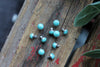 Add turquoise color rivet border