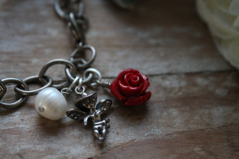 Cowboy Cupid Charm Bracelet